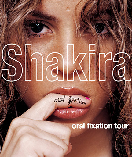 discografia de shakira. SHAKIRA oral fixation tour