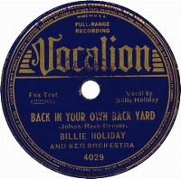 Cover Billie Holiday - Back In Your Own Backyard
