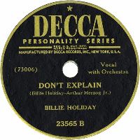 Cover Billie Holiday - Don't Explain