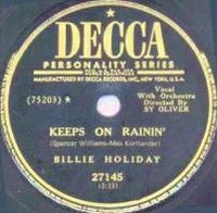 Cover Billie Holiday - Keeps On Rainin'