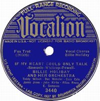 Cover Billie Holiday & Her Orchestra - If My Heart Could Only Talk