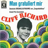Cover Cliff Richard - Man gratuliert mir