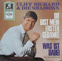 Cover Cliff Richard & The Shadows - Du bist mein erster Gedanke
