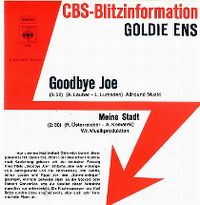 Cover Goldie Ens - Goodbye Joe