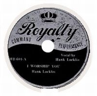 Cover Hank Locklin - I Worship You