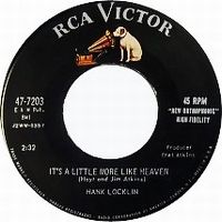Cover Hank Locklin - It's A Little More Like Heaven