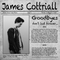 Cover James Cottriall - Goodbyes