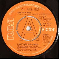 Cover José Feliciano - Hard Times In El Barrio