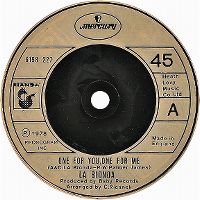 Cover La Bionda - One For You, One For Me
