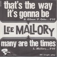 Cover Lee Mallory - That's The Way It's Gonna Be