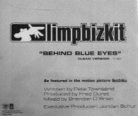 Cover Limp Bizkit - Behind Blue Eyes