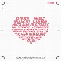 Cover Nico Suave & Teesy feat. Stefanie Heinzmann, Tim Bendzko, Seven, Jeanette Biedermann, Fetsum, Tom Beck, Ben Zucker, Yvonne Catterfeld, Noah Levi, Bengio, Elisa Valerie, NKSN, Nima & Ernest Clinton - Diese Welt braucht Liebe