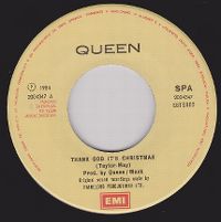Cover Queen - Thank God It's Christmas