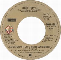Cover Rose Royce - Love Don't Live Here Anymore