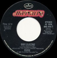 Cover Rush - The Body Electric