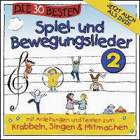 Cover Simone Sommerland, Karsten Glück & die Kita-Frösche - Die 30 besten Spiel- und Bewegungslieder 2