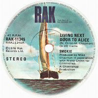 Cover Smokie - Living Next Door To Alice