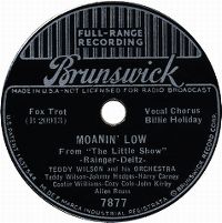Cover Teddy Wilson & His Orchestra - Moanin' Low