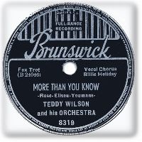 Cover Teddy Wilson & His Orchestra - More Than You Know