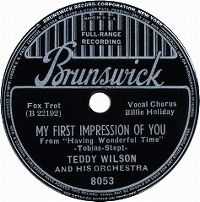Cover Teddy Wilson & His Orchestra - My First Impression Of You