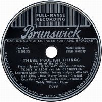 Cover Teddy Wilson & His Orchestra - These Foolish Things (Remind Me Of You)